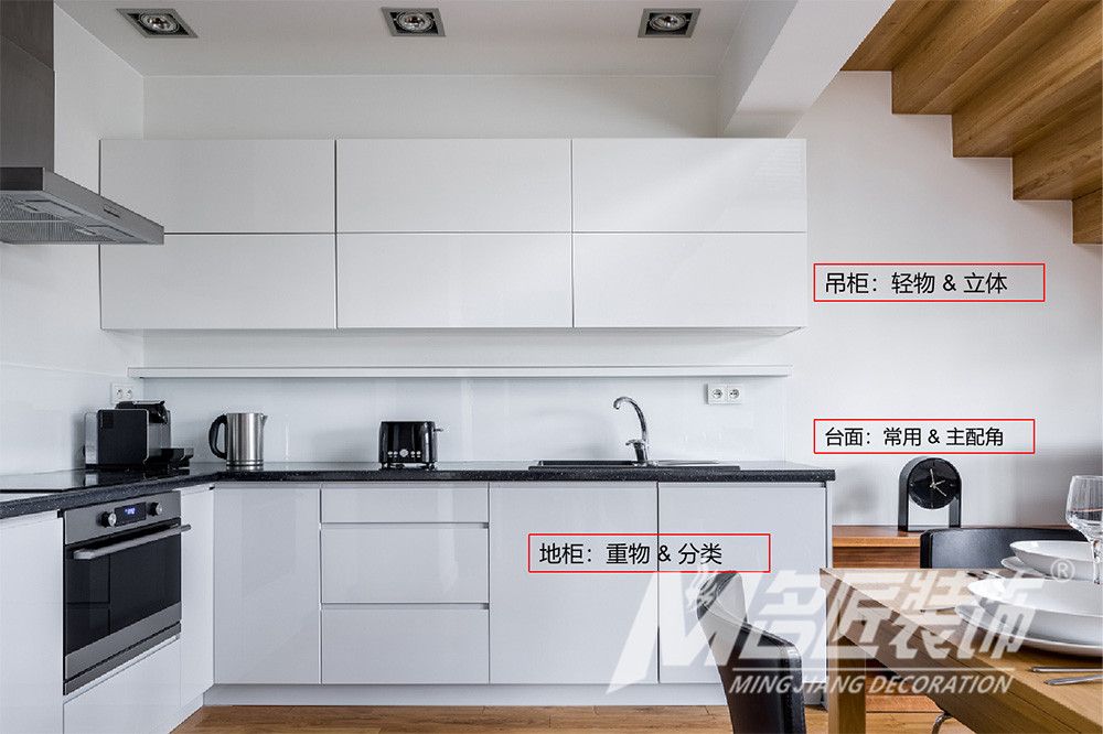 舟山厨房室内装修设计规划，让空间扩容提升厨房的收纳能力