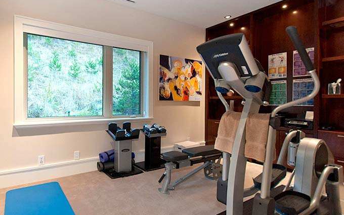 舟山装修设计室内家庭健身房，让自己过上健康生活