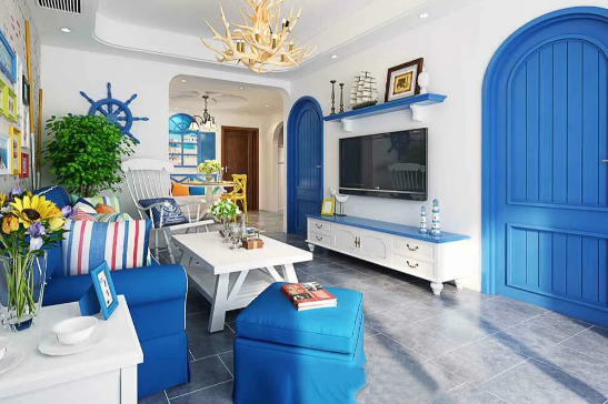舟山地中海别墅风格装修设计，在家体验异域风情